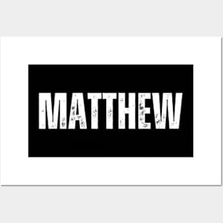 Matthew Name Posters and Art